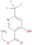 3-Pyridinecarboxylic acid, 4-hydroxy-6-(trifluoromethyl)-, ethyl ester