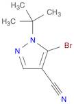 1H-Pyrazole-4-carbonitrile, 5-bromo-1-(1,1-dimethylethyl)-