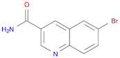 3-Quinolinecarboxamide, 6-bromo-