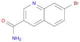 3-Quinolinecarboxamide, 7-bromo-