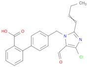 [1,1'-Biphenyl]-2-carboxylic acid, 4'-[[2-(1-buten-1-yl)-4-chloro-5-formyl-1H-imidazol-1-yl]methyl…