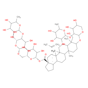 Lup-20(29)-en-28-oic acid, 3-[[2-O-(6-deoxy-α-L-mannopyranosyl)-α-L-arabinopyranosyl]oxy]-23-hyd...