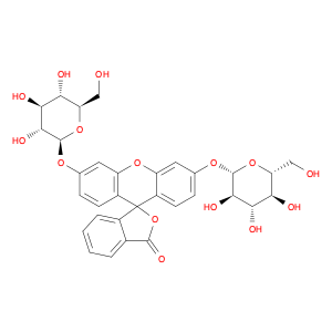 Spiro[isobenzofuran-1(3H),9'-[9H]xanthen]-3-one, 3',6'-bis(β-D-glucopyranosyloxy)-