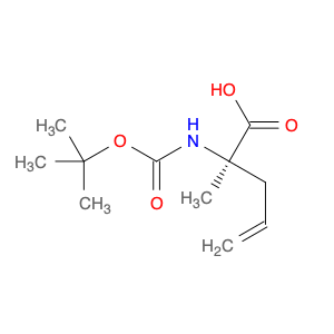 4-Pentenoic acid, 2-[[(1,1-dimethylethoxy)carbonyl]amino]-2-methyl-, (R)- (9CI)