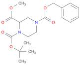 1,2,4-Piperazinetricarboxylic acid, 1-(1,1-dimethylethyl) 2-methyl 4-(phenylmethyl) ester