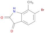 1H-Indole-2,3-dione, 6-bromo-7-methyl-