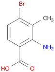 Benzoic acid, 2-amino-4-bromo-3-methyl-