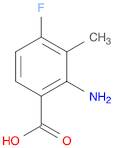 Benzoic acid, 2-amino-4-fluoro-3-methyl-