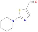 5-Thiazolecarboxaldehyde, 2-(1-piperidinyl)-