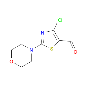 5-Thiazolecarboxaldehyde, 4-chloro-2-(4-morpholinyl)-