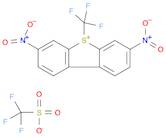 Dibenzothiophenium, 3,7-dinitro-5-(trifluoromethyl)-, 1,1,1-trifluoromethanesulfonate (1:1)