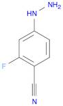 Benzonitrile, 2-fluoro-4-hydrazinyl-