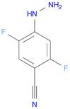 Benzonitrile, 2,5-difluoro-4-hydrazinyl-