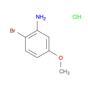 Benzenamine, 2-bromo-5-methoxy-, hydrochloride (1:1)