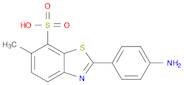 7-Benzothiazolesulfonic acid, 2-(4-aminophenyl)-6-methyl-