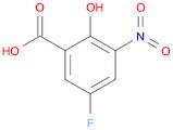 Benzoic acid, 5-fluoro-2-hydroxy-3-nitro-