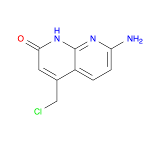 1,8-Naphthyridin-2(1H)-one, 7-amino-4-(chloromethyl)-