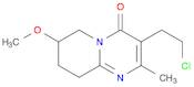 4H-Pyrido[1,2-a]pyrimidin-4-one, 3-(2-chloroethyl)-6,7,8,9-tetrahydro-7-methoxy-2-methyl-