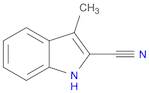 1H-Indole-2-carbonitrile, 3-methyl-