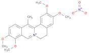 6H-Dibenzo[a,g]quinolizinium, 5-hydro-2,3,9,10-tetramethoxy-13-methyl-, nitrate (1:1)