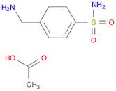 Benzenesulfonamide, 4-(aminomethyl)-, acetate (1:1)