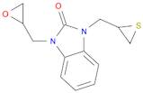 2H-Benzimidazol-2-one, 1,3-dihydro-1-(2-oxiranylmethyl)-3-(2-thiiranylmethyl)-