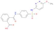 Benzoic acid, 2-[[[4-[[(6-methoxy-3-pyridazinyl)amino]sulfonyl]phenyl]amino]carbonyl]-