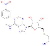 Adenosine, 5'-S-(2-aminoethyl)-N-[(4-nitrophenyl)methyl]-5'-thio- (9CI)