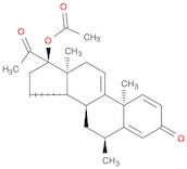 Pregna-1,4,9(11)-triene-3,20-dione, 17-(acetyloxy)-6-methyl-, (6α)-