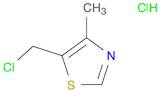 Thiazole, 5-(chloromethyl)-4-methyl-, hydrochloride (1:1)