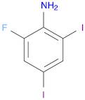 Benzenamine, 2-fluoro-4,6-diiodo-