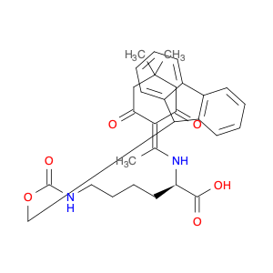 D-Lysine, N2-[1-(4,4-dimethyl-2,6-dioxocyclohexylidene)ethyl]-N6-[(9H-fluoren-9-ylmethoxy)carbonyl…