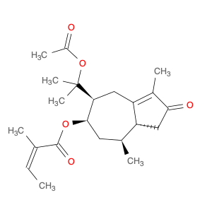 2-Butenoic acid, 2-methyl-, (5S,6R,8S,8aR)-5-[1-(acetyloxy)-1-methylethyl]-1,2,4,5,6,7,8,8a-octahy…