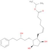 5-Heptenoic acid, 7-[(1R,2R,3R,5S)-3,5-dihydroxy-2-[(3R)-3-hydroxy-5-phenylpentyl]cyclopentyl]-,...