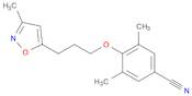 Benzonitrile, 3,5-dimethyl-4-[3-(3-methyl-5-isoxazolyl)propoxy]-