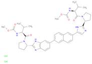 Carbamic acid, N-[(1S)-1-[[(2S)-2-[5-[6-[2-[(2S)-1-[(2S)-2-[(methoxycarbonyl)amino]-3-methyl-1-o...