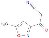 3-Isoxazolepropanenitrile, 5-methyl-β-oxo-