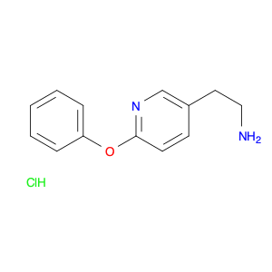 3-Pyridineethanamine, 6-phenoxy-, hydrochloride (1:2)