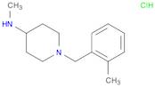 4-Piperidinamine, N-methyl-1-[(2-methylphenyl)methyl]-, hydrochloride (1:1)