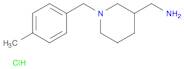 3-Piperidinemethanamine, 1-[(4-methylphenyl)methyl]-, hydrochloride (1:1)