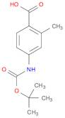 Benzoic acid, 4-[[(1,1-dimethylethoxy)carbonyl]amino]-2-methyl-