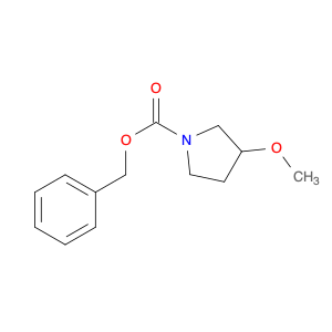 1-Pyrrolidinecarboxylic acid, 3-methoxy-, phenylmethyl ester