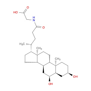 Glycine, N-[(3α,5β,6α)-3,6-dihydroxy-24-oxocholan-24-yl]-