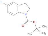 1H-Indole-1-carboxylic acid, 5-fluoro-2,3-dihydro-, 1,1-dimethylethyl ester