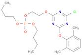 Phosphoric acid, dibutyl 2-[[4-chloro-6-(2,6-dimethylphenoxy)-1,3,5-triazin-2-yl]oxy]ethyl ester