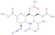 D-glycero-D-galacto-Non-2-enonic acid, 5-(acetylamino)-2,6-anhydro-4-azido-3,4,5-trideoxy-, meth...