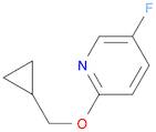 Pyridine, 2-(cyclopropylmethoxy)-5-fluoro-