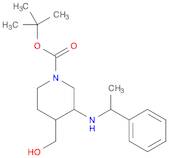 1-Piperidinecarboxylic acid, 4-(hydroxymethyl)-3-[(1-phenylethyl)amino]-, 1,1-dimethylethyl ester