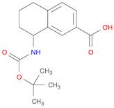 2-Naphthalenecarboxylic acid, 8-[[(1,1-dimethylethoxy)carbonyl]amino]-5,6,7,8-tetrahydro-