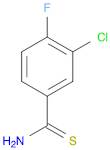 Benzenecarbothioamide, 3-chloro-4-fluoro-